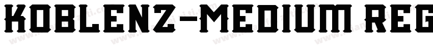 Koblenz-Medium Regul字体转换